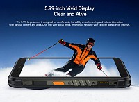 ULEFONE smartphone RugKing με ηχείο 3.5W, 5.99, 8/256GB, 9600mAh, IP68/IP69K, μαύρο RUGKING-BK