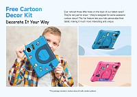 ULEFONE tablet Tab A9 Pro Kids, 8.68, 4/128GB, 4G, Android 15, 5040mAh, μπλε TABA9-PRO-BL