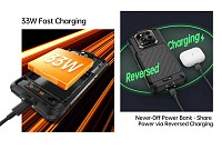 RUGONE smartphone Xever 7, 6.67, 12/512GB, 5G, 5550mAh, IP68/IP69K/MIL-STD-810H, μαύρο XEVER7-BK