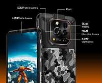 RUGONE smartphone Xever 7, 6.67, 12/512GB, 5G, 5550mAh, IP68/IP69K/MIL-STD-810H, μαύρο XEVER7-BK