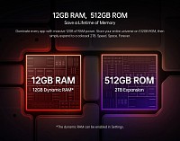 RUGONE smartphone Xever 7 Pro με θερμική εικόνα, 6.67, 12/512GB, 5G, 5550mAh, IP68/IP69K/MIL-STD-810H, μαύρο XEVER7PRO-BK