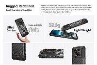 RUGONE smartphone Xever 7 Pro με θερμική εικόνα, 6.67, 12/512GB, 5G, 5550mAh, IP68/IP69K/MIL-STD-810H, μαύρο XEVER7PRO-BK