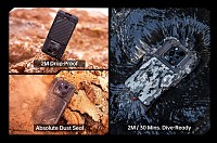 RUGONE smartphone Xever 7 Pro με θερμική εικόνα, 6.67, 12/512GB, 5G, 5550mAh, IP68/IP69K/MIL-STD-810H, μαύρο XEVER7PRO-BK