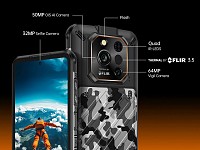 RUGONE smartphone Xever 7 Pro με θερμική εικόνα, 6.67, 12/512GB, 5G, 5550mAh, IP68/IP69K/MIL-STD-810H, μαύρο XEVER7PRO-BK