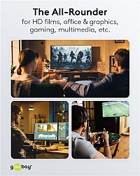 GOOBAY καλώδιο DisplayPort 77442, 8K/120Hz, 40 Gbps, 1m, μαύρο 77442