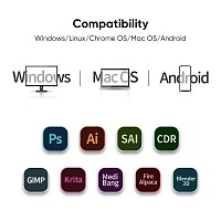 XP-PEN ταμπλέτα σχεδίασης με γραφίδα Deco 01 V3, 254x158.7mm, μαύρο DECO01V3