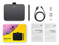 XP-PEN ταμπλέτα σχεδίασης με γραφίδα Deco 640, 160x90mm, μαύρο IT640