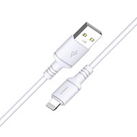 KAKUSIGA καλώδιο Lightning σε USB KSC-421, 2.8A, 480Mbps, 2m, λευκό KSC-421-L-WH