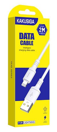 KAKUSIGA καλώδιο Lightning σε USB KSC-421, 2.8A, 480Mbps, 2m, λευκό KSC-421-L-WH