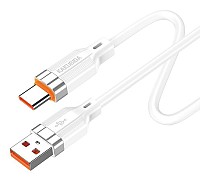 KAKUSIGA καλώδιο USB-C σε USB KSC-995, σιλικόνης, 5A, 480Mbps, 1m, λευκό KSC-995-C-WH