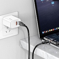 KAKUSIGA καλώδιο USB-C σε USB-C KSC-995, σιλικόνης, 100W, 480Mbps, 1m, λευκό KSC-995-CC-WH
