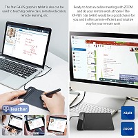 XP-PEN ταμπλέτα σχεδίασης με γραφίδα Star G430S, 101.6x76.2mm, μαύρο STARG430S-B