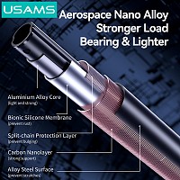 USAMS φωτιστικό δαχτυλίδι LED ZB323 με τρίποδο & βάση smartphone, μαύρο ZB32301