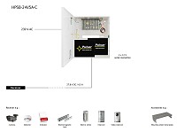 PULSAR τροφοδοτικό HPSB-24V5A-C, 27.6V/5A HPSB-24V5A-C