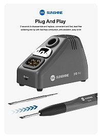 SUNSHINE σταθμός κόλλησης 210 Pro με κολλητήρι, 110W, 100~450 °C 210PRO
