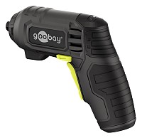 GOOBAY 4 σε 1 κατσαβίδι μπαταρίας με μύτες & εξαρτήματα 77817, LED φακός, 1500mAh 77817