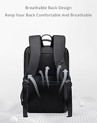 ARCTIC HUNTER τσάντα πλάτης B00872 με θήκη laptop 15.6, 14.5L, μαύρη B00872-BK
