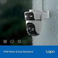 TP-LINK smart κάμερα Tapo C545D, dual lens, 2K/3MP, WiFi, PTZ, IP66, V1.0 TAPO-C545D