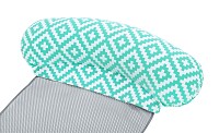BESTWAY φουσκωτή καρέκλα θαλάσσης 43555, 145x87cm, βεραμάν/μπλε 43555