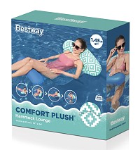 BESTWAY φουσκωτή καρέκλα θαλάσσης 43555, 145x87cm, βεραμάν/μπλε 43555