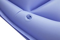 BESTWAY φουσκωτό στρώμα θαλάσσης 44007 με μαξιλάρι, 183x69cm, μωβ 44007-PR
