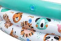BESTWAY παιδική φουσκωτή πισίνα 51008, 101lt, Φ102x25cm, λευκή/βεραμάν 51008