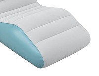 BESTWAY φουσκωτή πολυθρόνα 75127, 133x79x88cm, γαλάζια/λευκή 75127