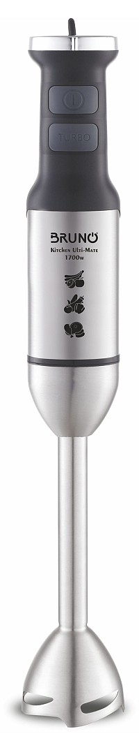 BRUNO ραβδομπλέντερ BRN-0249, 1700W, ρυθμιζόμενη ταχύτητα, 4 λεπίδες, inox-μαύρο BRN-0249