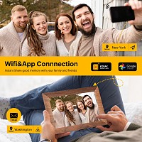 KODAK ψηφιακή κορνίζα CF102P με 10.1 οθόνη αφής, 1+32GB, WiFi, καφέ CF102P