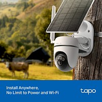 TP-LINK smart ηλιακή κάμερα Tapo C615G KIT, 2K/3MP, 4G, IP65, V1.0 TAPO-C615G-KIT
