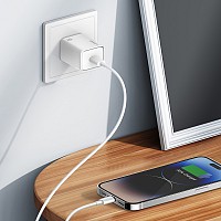 LDNIO καλώδιο Lightning σε USB-C MFi01, MFi, 30W, 480Mbps, 1m, λευκό 6933138601518