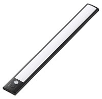 LDNIO LED φωτιστικό τοίχου/ντουλάπας Y5 με αισθητήρα κίνησης, 410x42x14.5mm, μαύρο 6933138604144