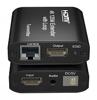 POWERTECH HDMI video extender CAB-H195 μέσω καλωδίου RJ45, 4K/30Hz, με loop, έως 120m CAB-H195