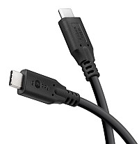 GOOBAY καλώδιο USB-C 74198, USB4, 100W, 20Gbps, 4K/60Hz, 3m, μαύρο 74198