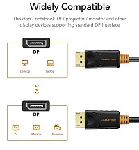 CABLETIME καλώδιο DisplayPort CT-AV585-01G, 4K/60Hz, 1.8m, μαύρο 6975285501389