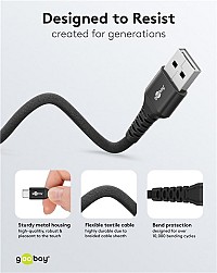 GOOBAY καλώδιο USB-C σε USB 74527, 60W, 480Mbps, 2m, μαύρο 74527