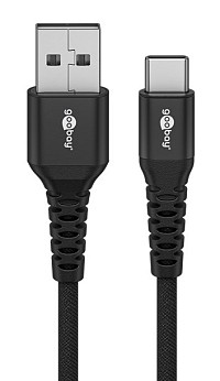 GOOBAY καλώδιο USB-C σε USB 74527, 60W, 480Mbps, 2m, μαύρο 74527