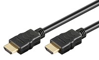 GOOBAY καλώδιο HDMI 80101 με Ethernet, soft, 4K/60Hz, 18 Gbps, 1m, μαύρο 80101