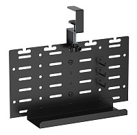 BRATECK cable management γραφείου CC11-20-1, μεταλλικό, 384x63x307mm, μαύρο CC11-20-1