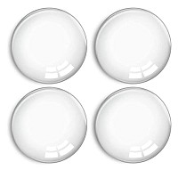 HOME USE στοπ πόρτας HUH-0263, αυτοκόλλητο, PU πλαστικό, 40x8mm, διάφανο, 4τμχ HUH-0263