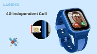 LAGENIO GPS smartwatch για παιδιά K10, 1.8, με κάμερα, 4G, IP68, μαύρο K10-BK