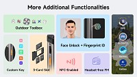 ULEFONE smartphone RugKing 5 Pro, 6.78, 8/256GB, 20000mAh, IP68/IP69K/MIL-STD-810H, μαύρο RUGKING5PRO