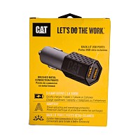 CAT Φορτιστής αυτοκινήτου 3.4A γρήγορης φόρτισης 2xUSB BLK(F-G)