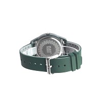 CAT Ρολόι μπαταρίας Insignia με καουτσούκ λουράκι πράσινο 43mm LJ.130.23.323