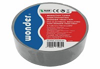 Ταινία μονωτική Wonder γκρι 19mmx20m