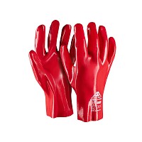 Γάντια χημικών Νο4 PVC πετρελαίου 10-27cm Redstart