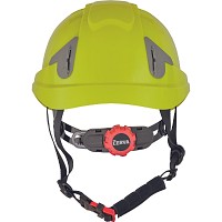 Κράνος εργοταξίου Alpinworker κίτρινο με ενσωματωμένα γυαλιά