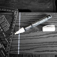 TRACER Μαρκαδόρος ανεξίτηλος βαρέως τύπου λευκός APTM2