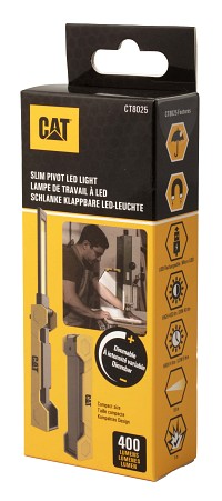 CAT Φακός led επαναφορτιζόμενος αδιάβροχος IPX4 με μέγιστη φωτεινότητα 400lm CT8025