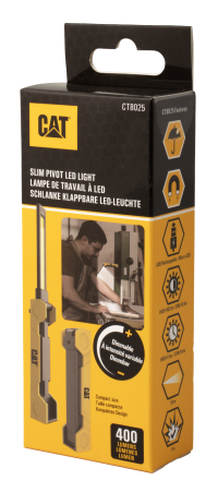CAT Φακός led επαναφορτιζόμενος αδιάβροχος IPX4 με μέγιστη φωτεινότητα 400lm CT8025
